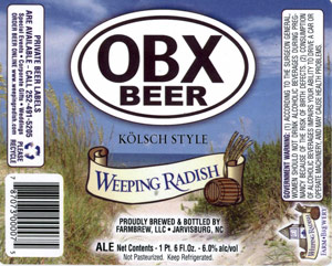 Weeping Radish OBX Beer