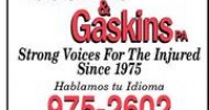Washington NC Lawfirm, Gaskins and Gaskins, Personal Injury Lawyers