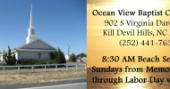 Ocean View Baptist Church Beach Service