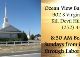Ocean View Baptist Church Beach Service